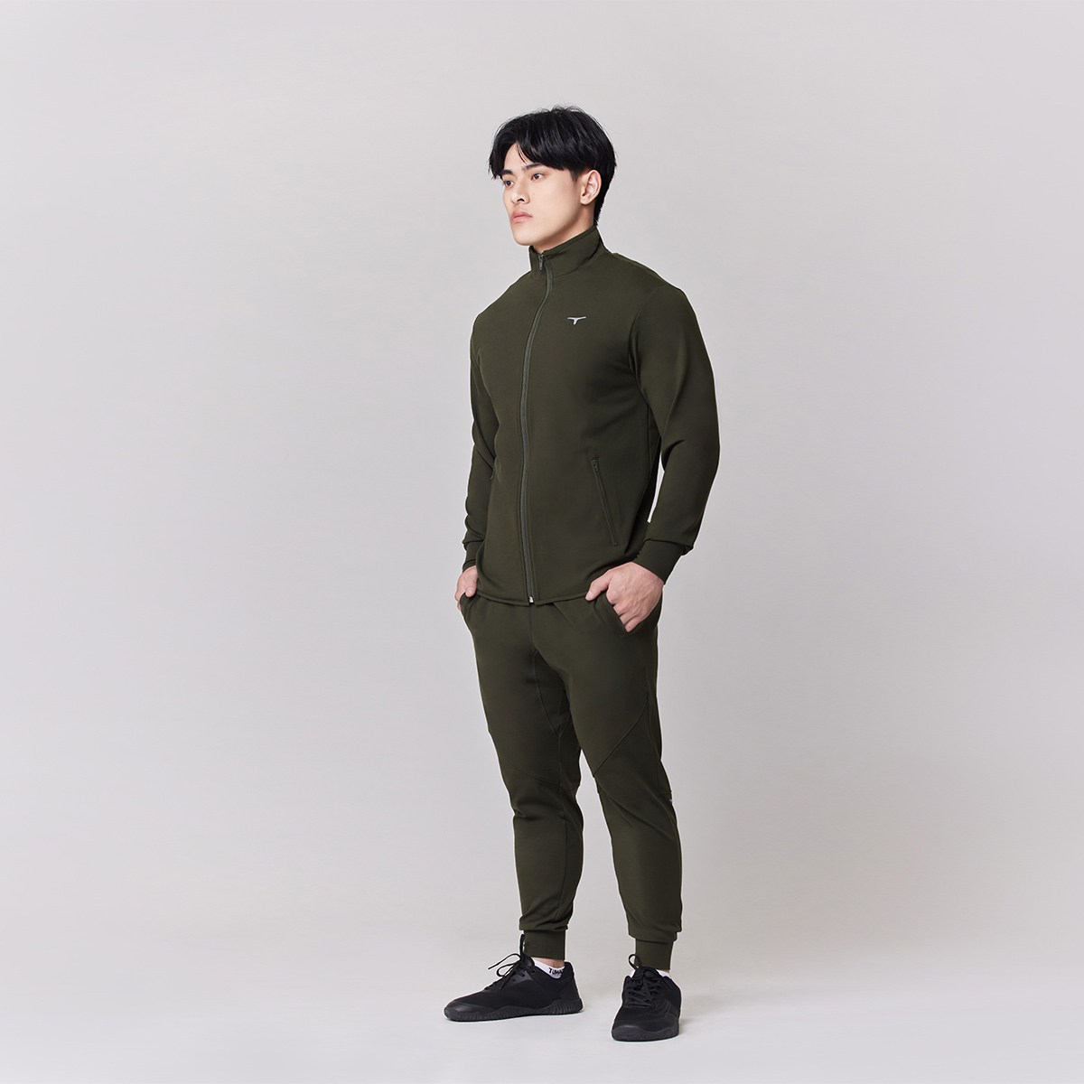 經典立領套裝（叢林綠）