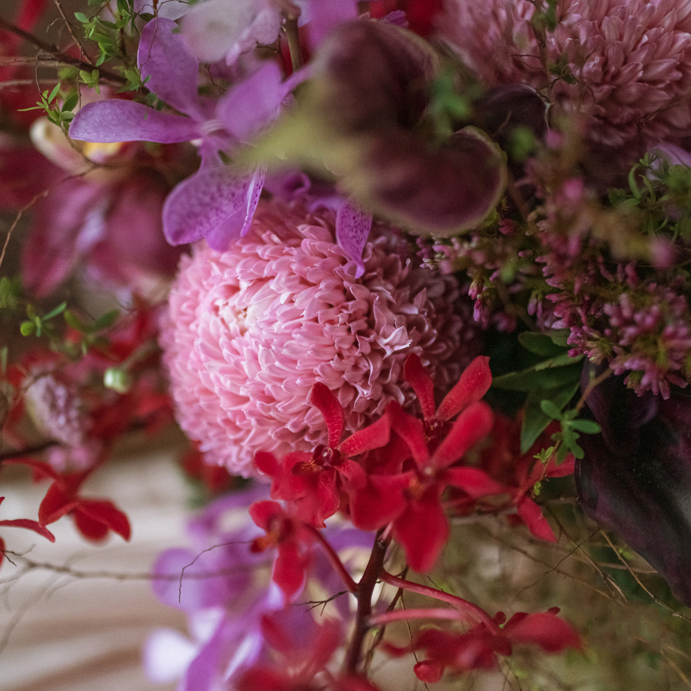 紫夢流光｜桌花