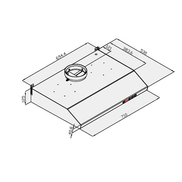 Pacific 太平洋 PR-3268-S70 70厘米 電熱除油式抽油煙機