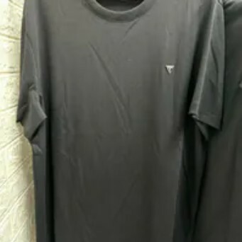 [S] GUESS PUBLIC DRYSIL R-NECK SHORT SLEEVE T-SHIRT,BLACK, MO2K9490-BLK [FINAL SALE] (SGU642)