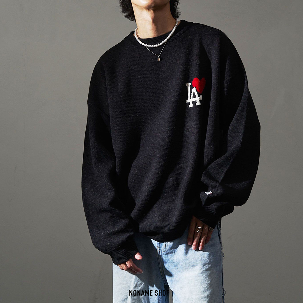 MLB 日本 限量 愛心 LOGO 針織衫 毛衣 五色 (男款)