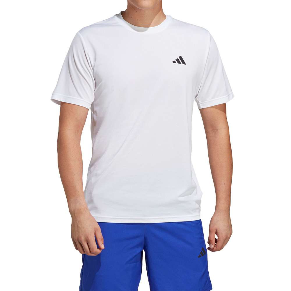 Adidas TR-ES Base T 男款 白色 運動 休閒 亞規 排汗 圓領 訓練 健身 吸濕 短袖 IC7430