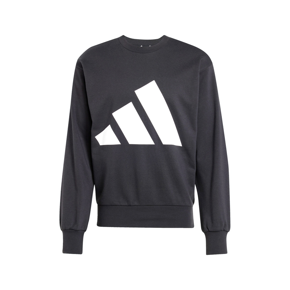 Adidas M BL FT SWT 男款 黑色 運動 休閒 上衣 亞規 圓領 大學T 長袖 JE8949