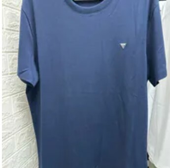 [S] GUESS PUBLIC DRYSIL R-NECK SHORT SLEEVE T-SHIRT,DARK NAVY, MO2K9490-DNV [FINAL SALE] (SGU648)