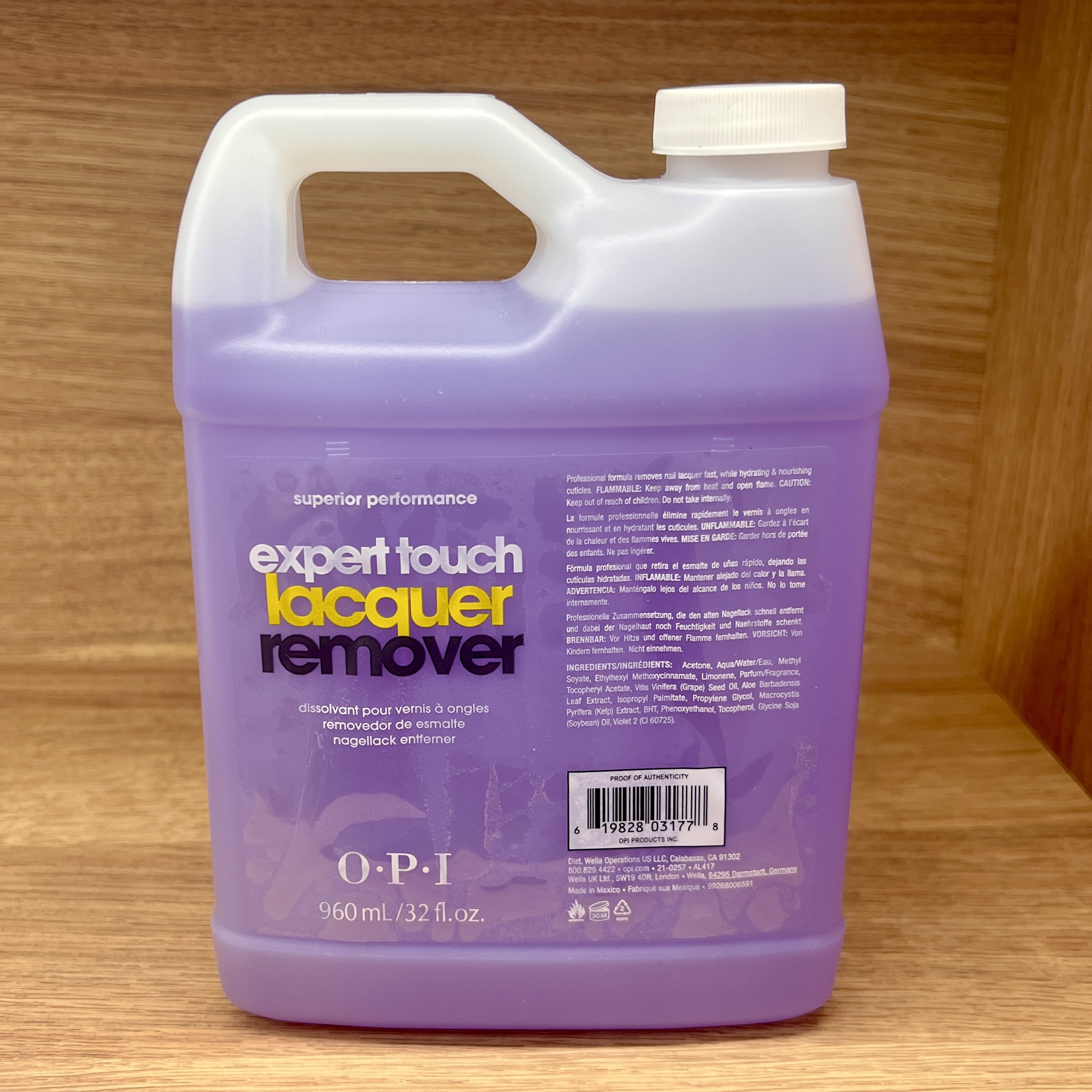 OPI expert touch remover 洗甲水 960ml