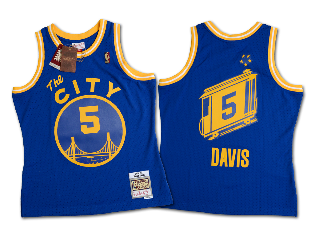 Mitchell & Ness 金州勇士隊 Baron Davis 2004-2005 復刻 Swingman 球衣