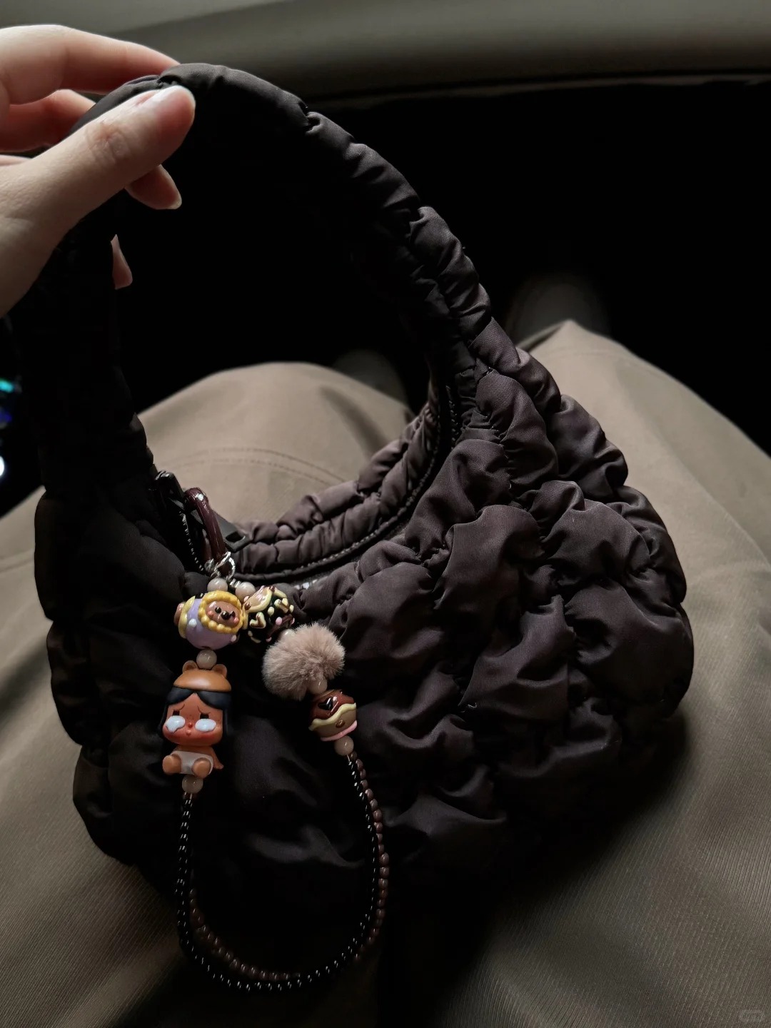 #現貨 COS MICRO 深棕 手提 雲朵包