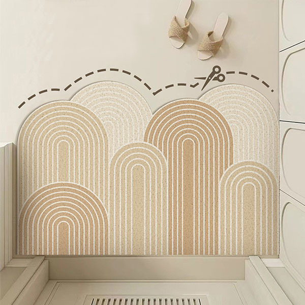 美系圓弧進門玄關除塵地墊