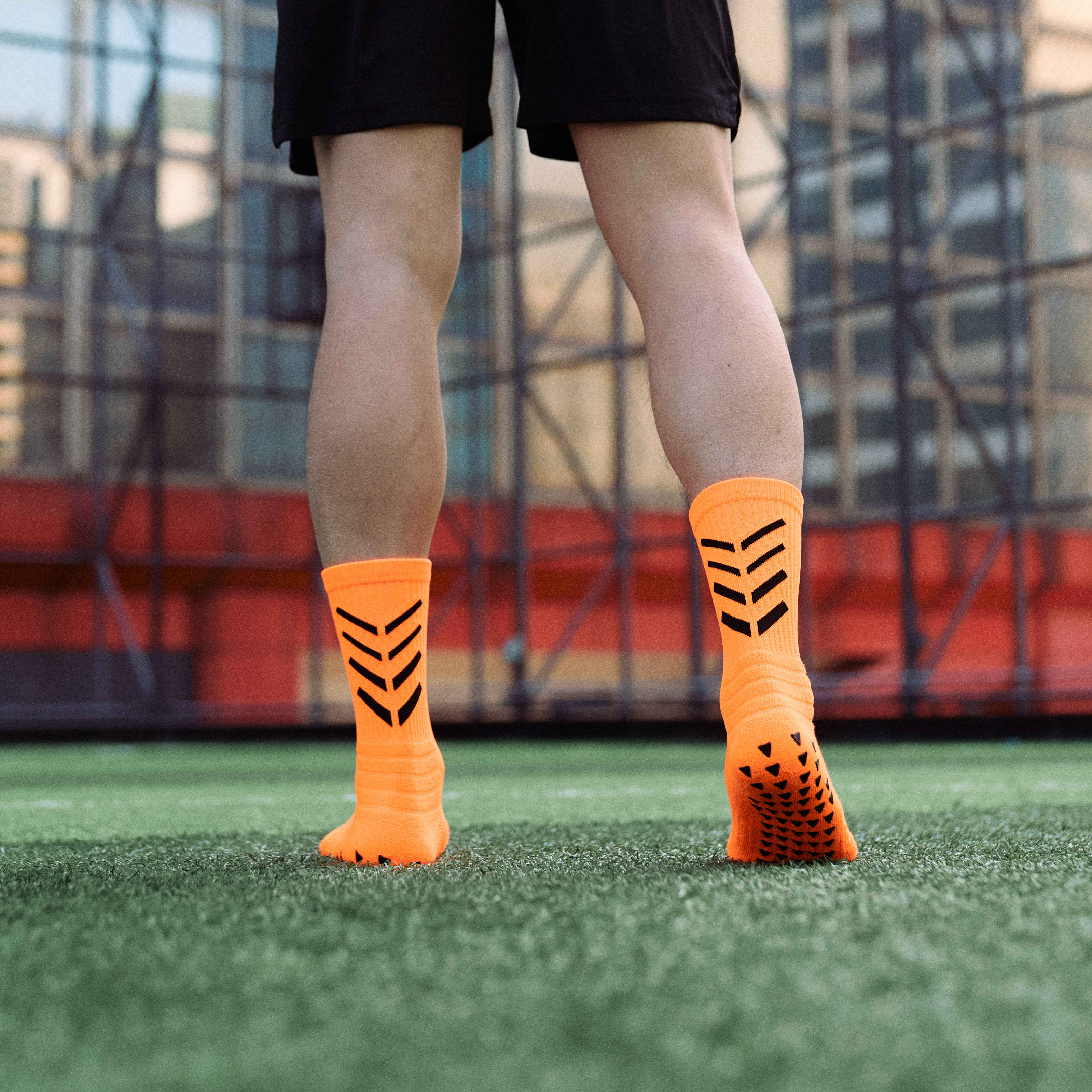 TeamWeGo 防滑襪 - 螢光橙