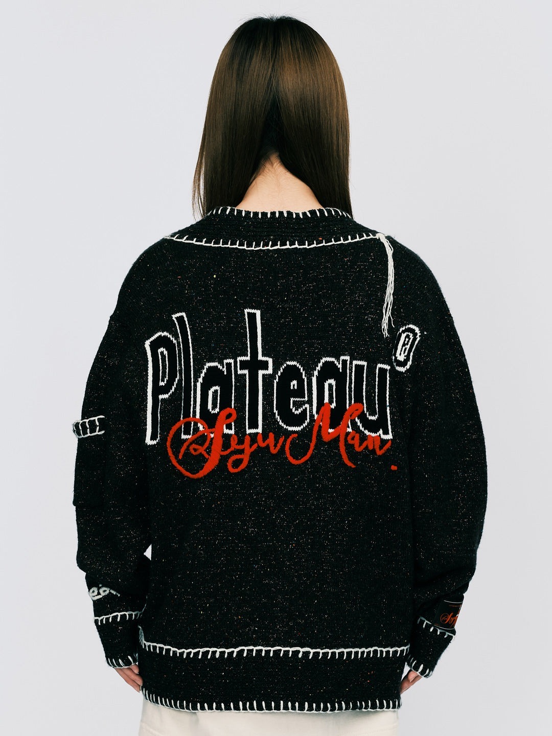 PLATEAU STUDIO / PLATEAU x SYU.Man floral cardigan - Black