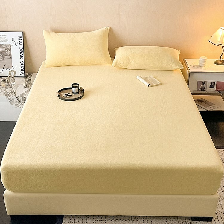 《5517》秋冬暖呼呼牛奶絨床包