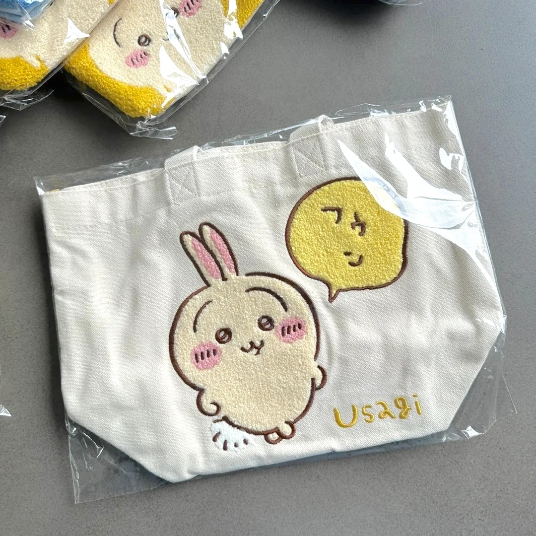 #現貨供應 吉伊卡哇 刺繡毛呢 托特包 手提袋