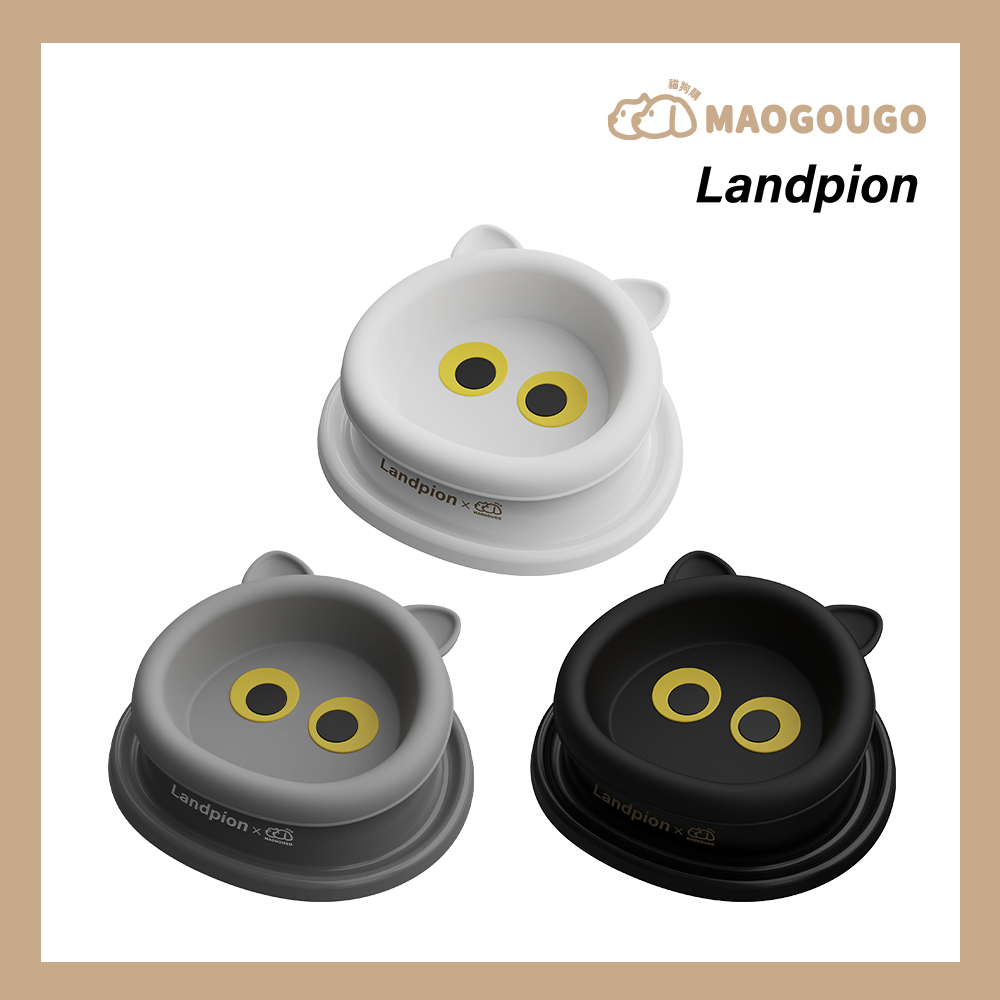 【Maogougo 貓狗購】萌爆! 矽膠【大眼喵喵碗】 （共3款）