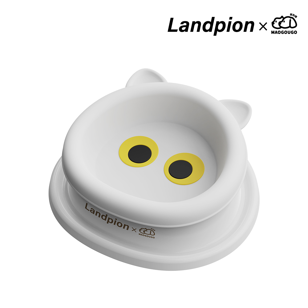 【Maogougo 貓狗購】萌爆! 矽膠【大眼喵喵碗】 3入組合