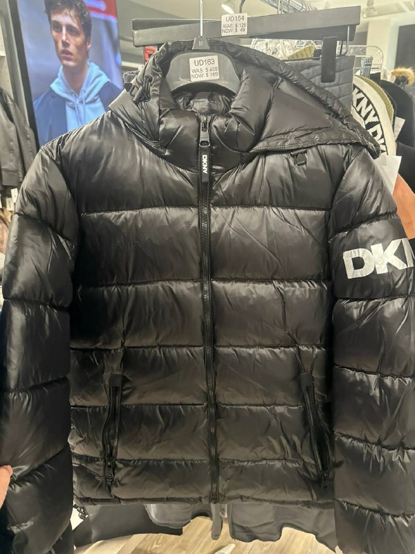 [S] DKNY LOGO HOODED JACKET,BLACK, DXR51420-BLK (SD1166)