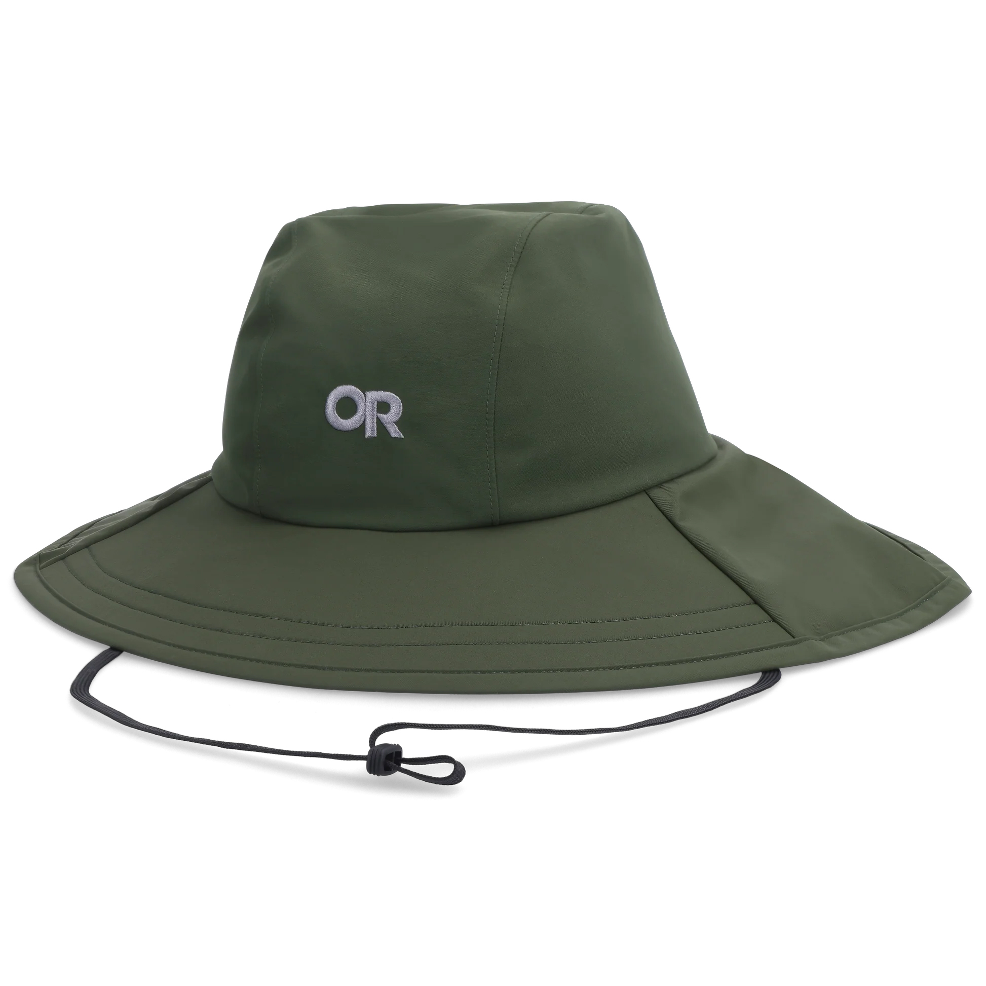 【OUTDOOR RESEARCH®】 Seattle Cape Hat 西雅圖防水披肩帽-[黑、綠] -OR277662