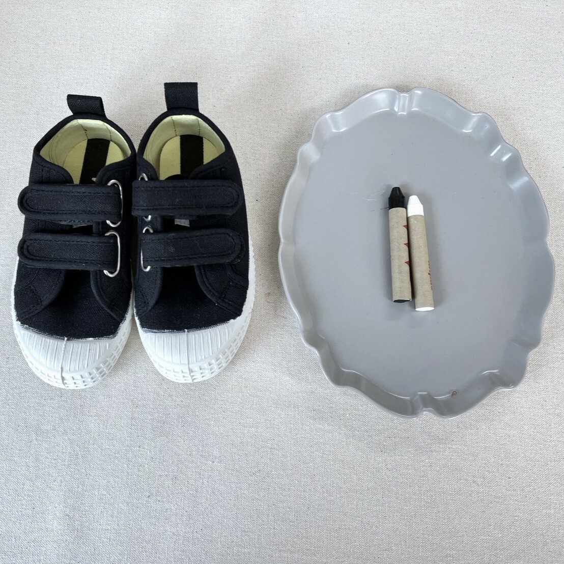 NOVESTA   魔鬼氈帆布鞋STAR MASTER KID VELCRO CLASSIC BLACK