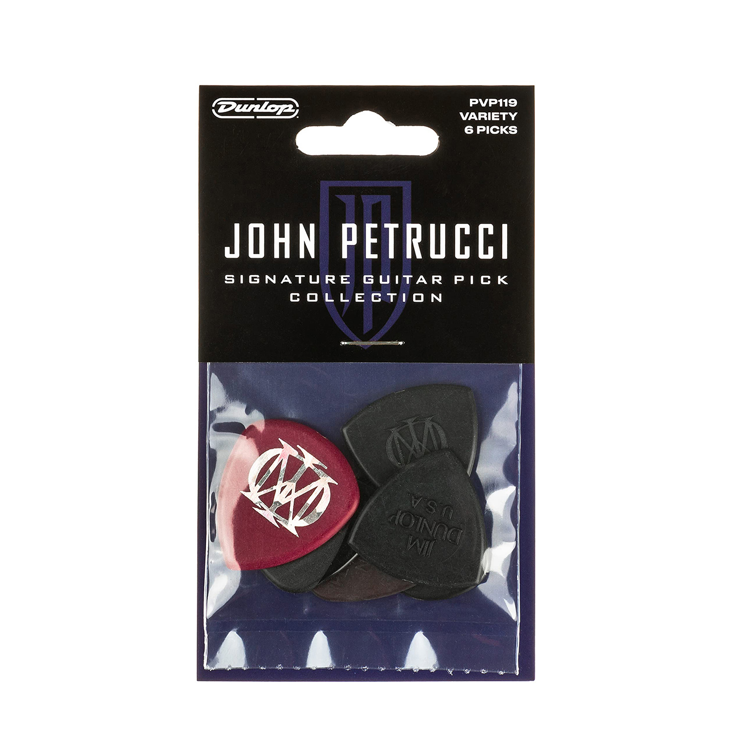 Dunlop PVP119 JOHN PETRUCCI簽名 吉他彈片組 GUITAR PICK 6片入