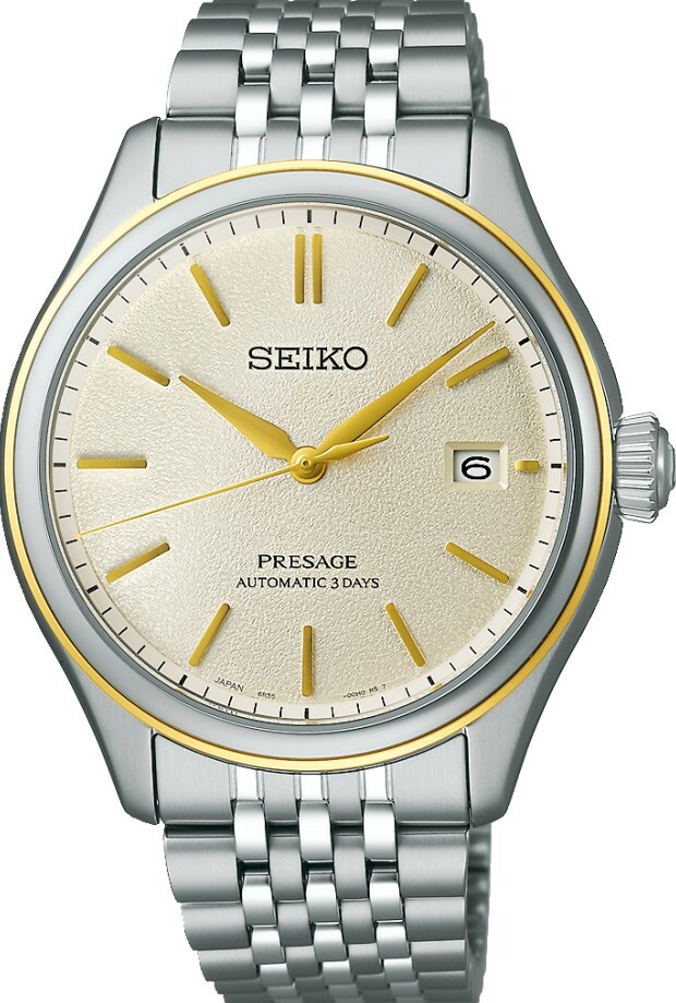 萬年鐘錶SEIKO Presage 不鏽鋼機械3日鍊男錶SPB478J1 / 6R55-00H0G