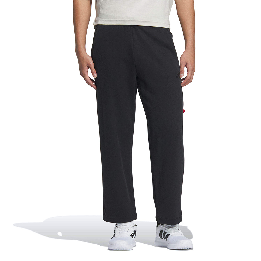 Adidas CM FT KN PNT 男款 黑色 運動 休閒 綁帶 鬆緊腰 口袋 棉質 長褲 JM1010