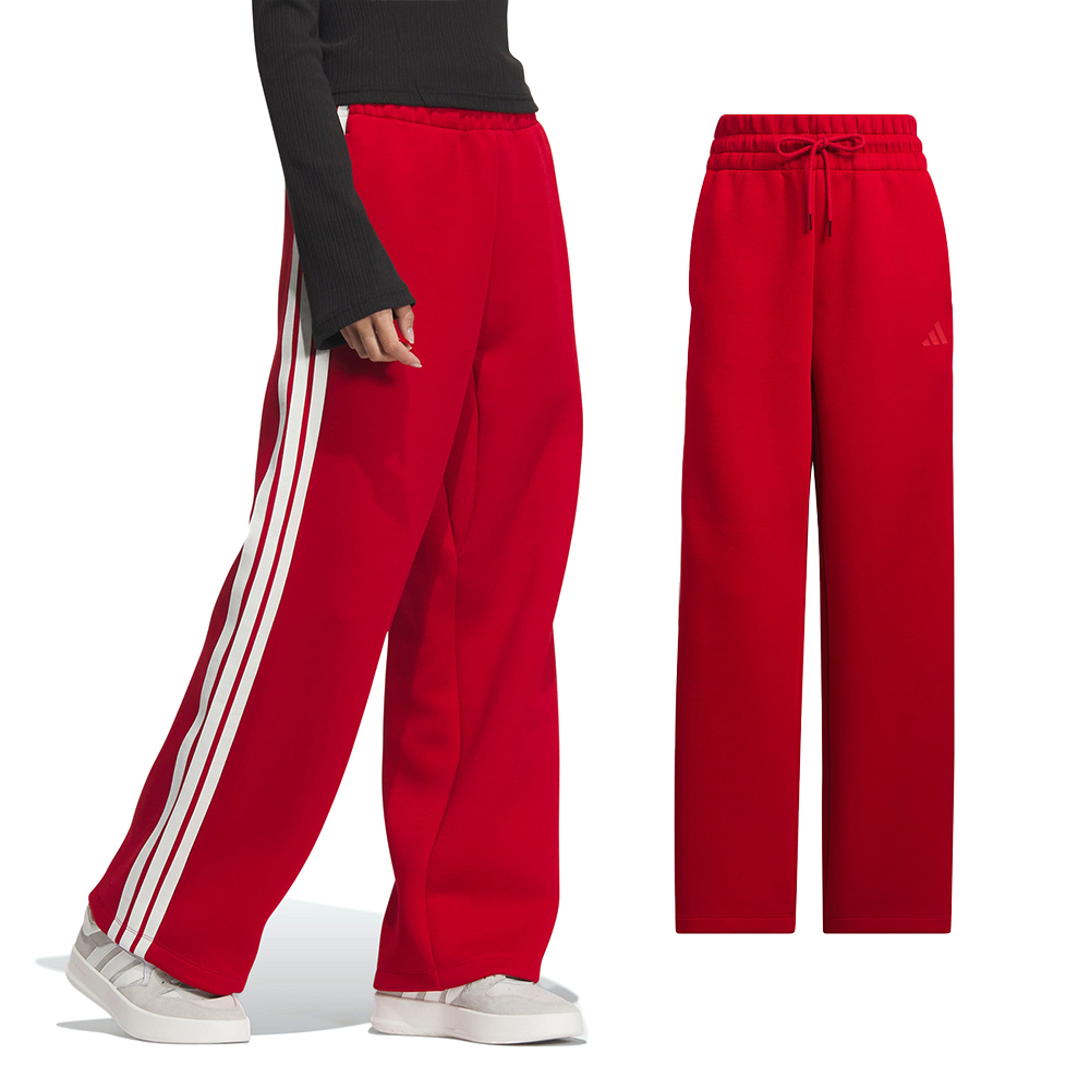 Adidas CW Wide KN Pant 女款 紅白色 運動 休閒 CNY 新年 口袋 寬鬆 長褲 JZ1643