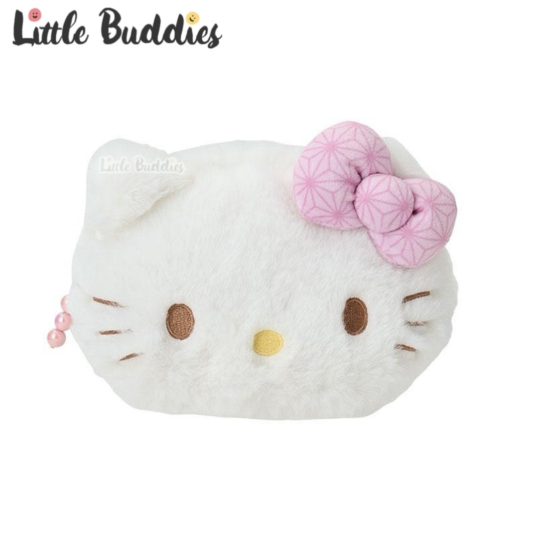 日本 Sanrio 淡色和風系列 - 頭形拉連袋