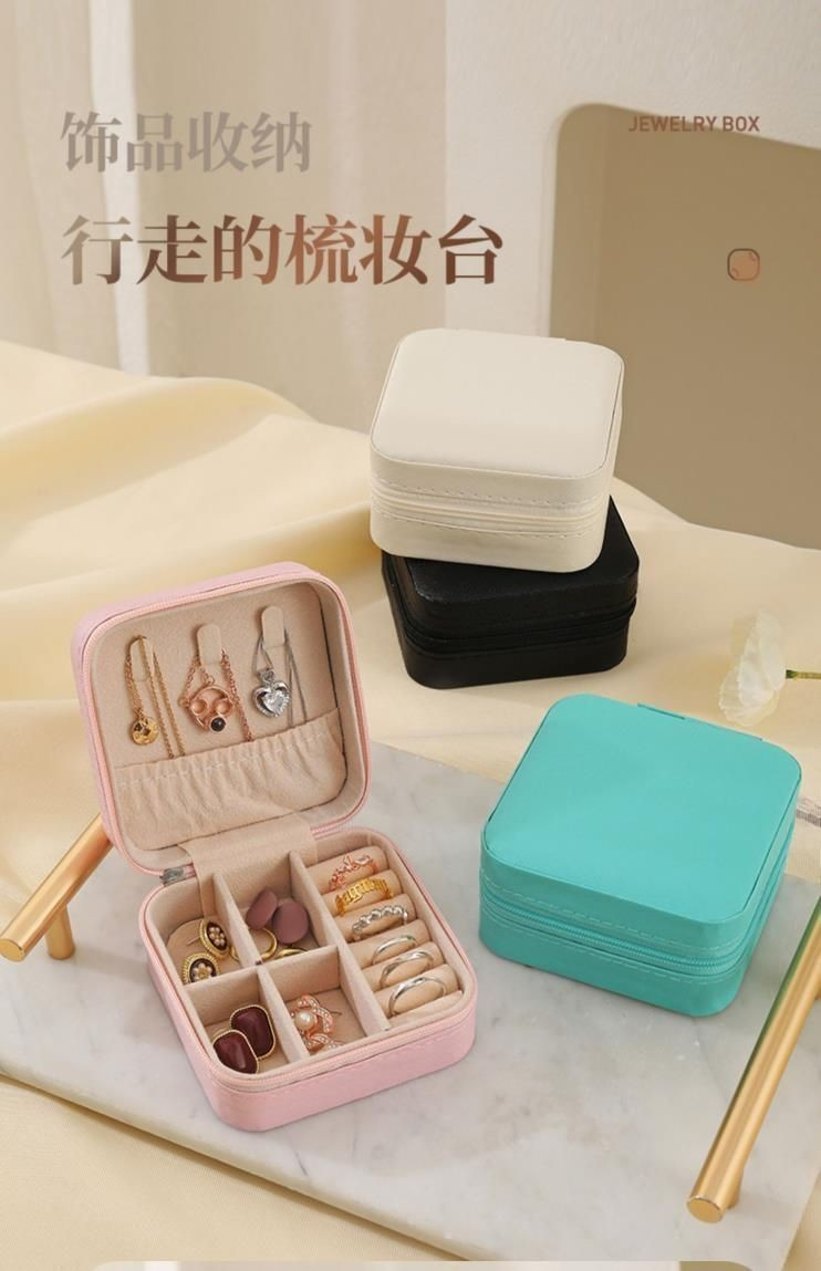 Compact and Portable Jewelry Organizer Box