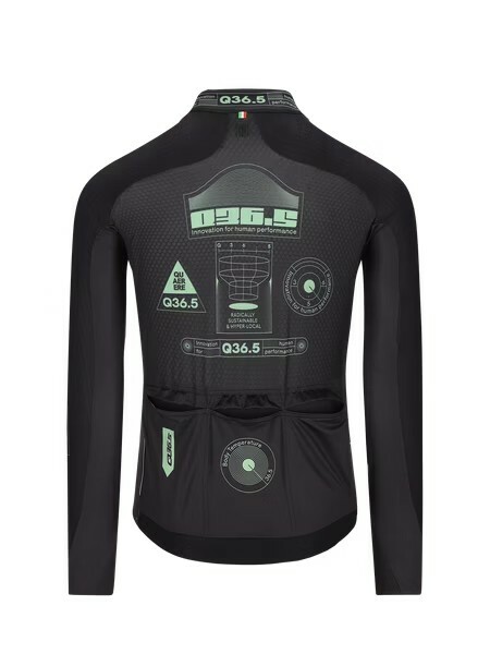Q36.5 長袖車衣Gregarius Hybrid Light Retrofuture Long Sleeve Jersey Black