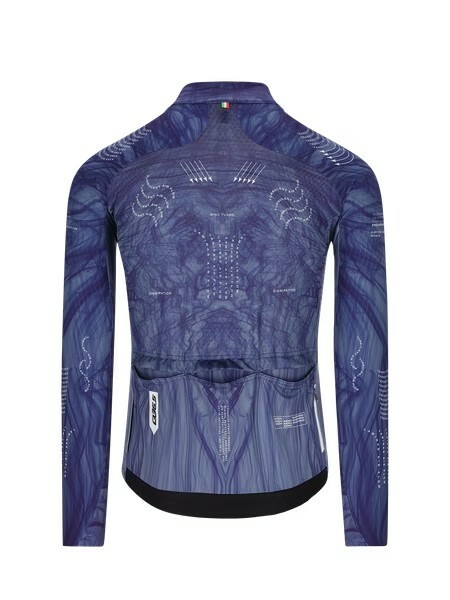 Q36.5 長袖車衣Gregarius Hybrid Light Retrofuture Long Sleeve Jersey Navy Blue