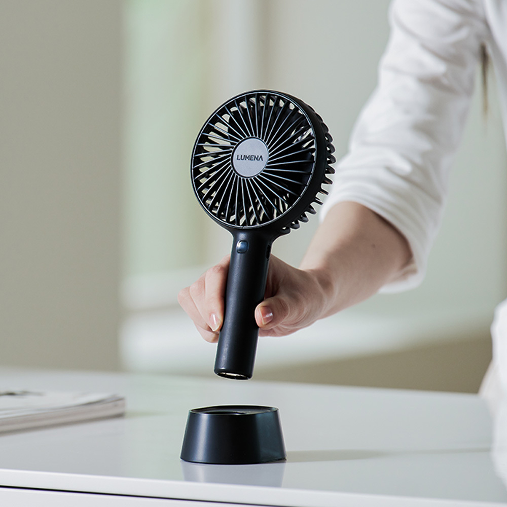 【N9 LUMENA】 PRO4 USB充電式手持風扇-PRO4 G-W4-3