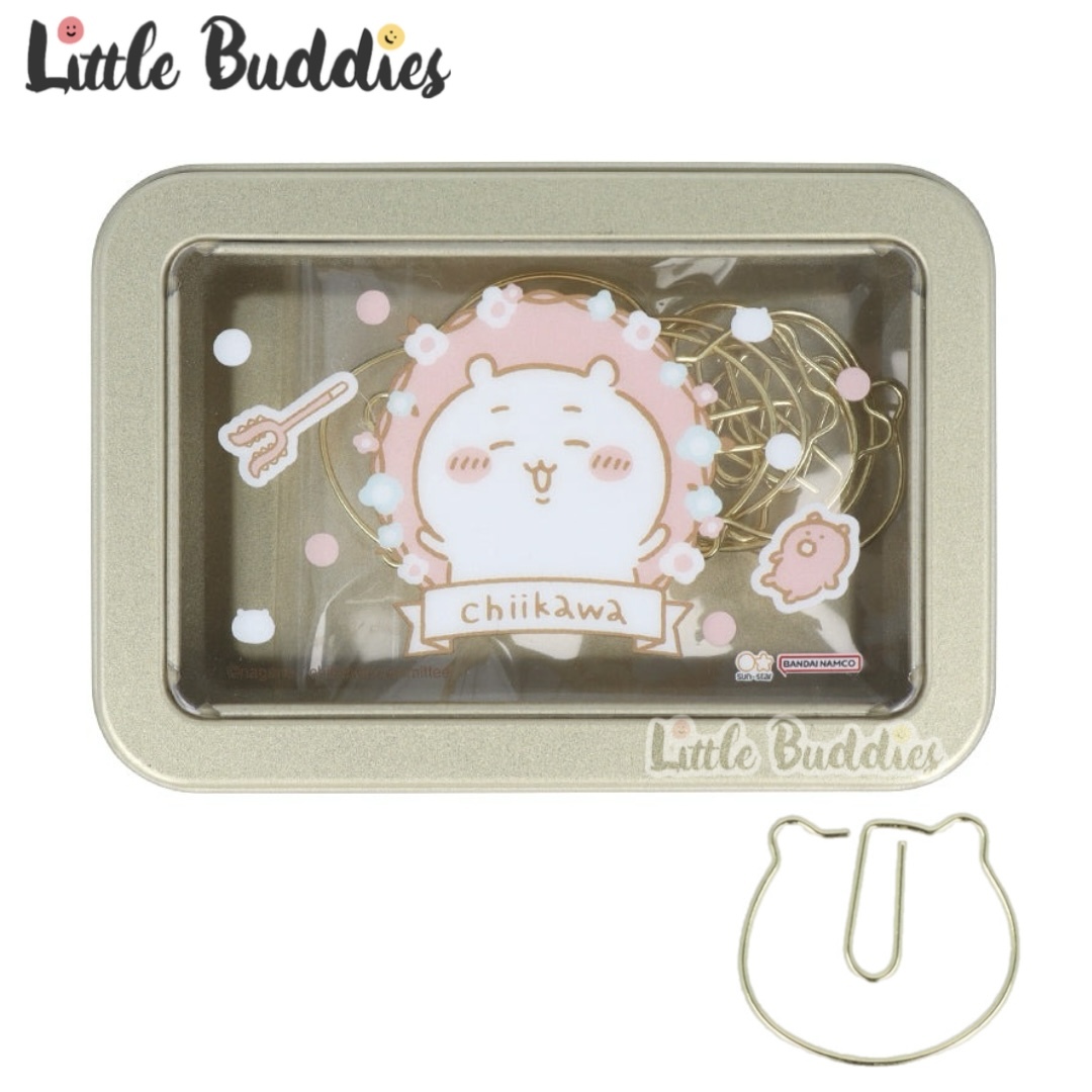 日本 chiikawa 吉伊卡哇 頭形萬字夾連收納盒