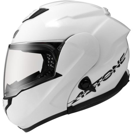 ASTONE RT1300F 亮光白 素色 內墨片 全罩式帽款 可掀式