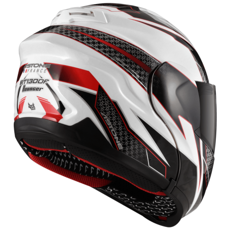 ASTONE RT1300F 白 AI6 黑紅 彩繪 內墨片 全罩式帽款 可掀式