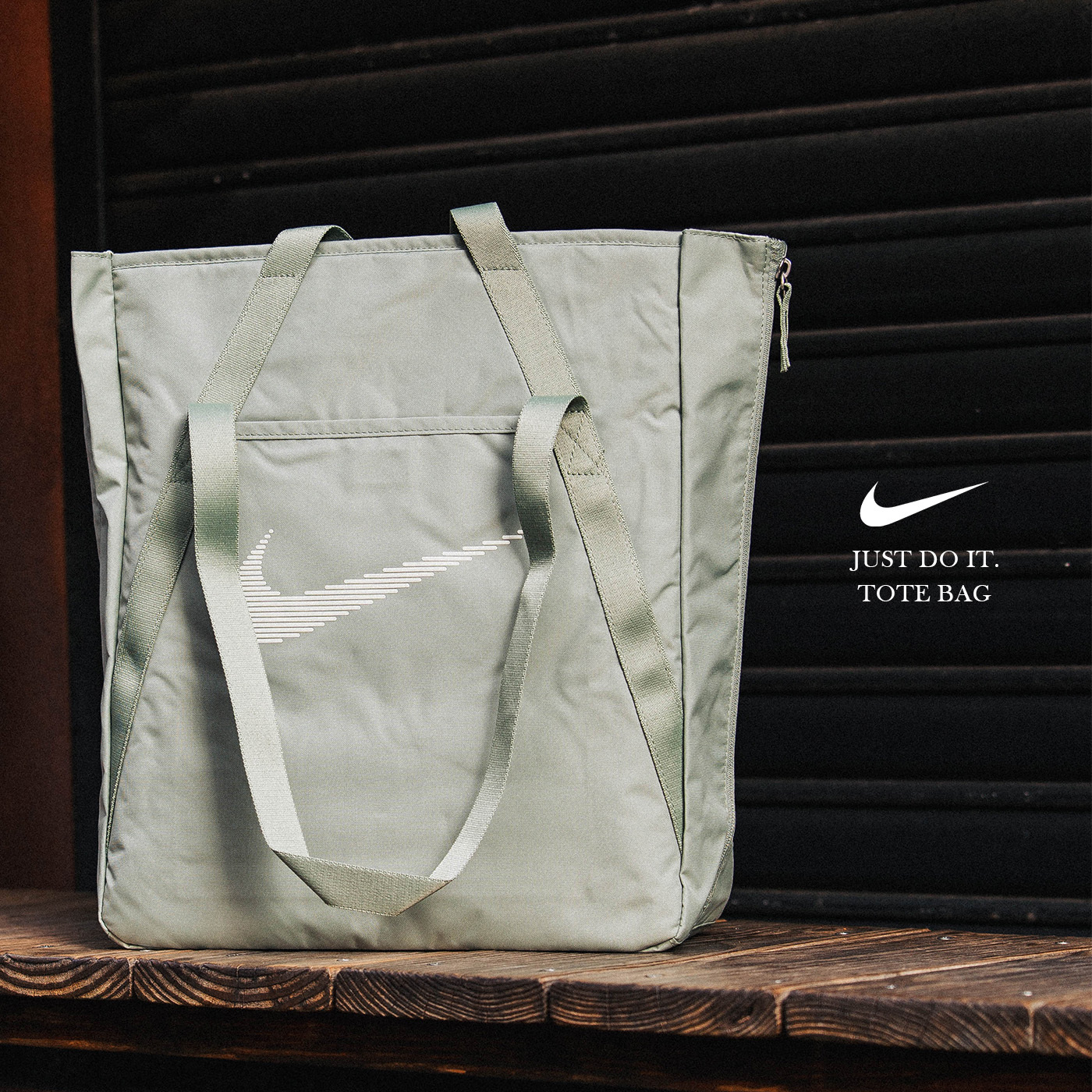 NIKE Gym Tote Bag 收納 方便 實用 托特包 湖水綠【DR7217370】