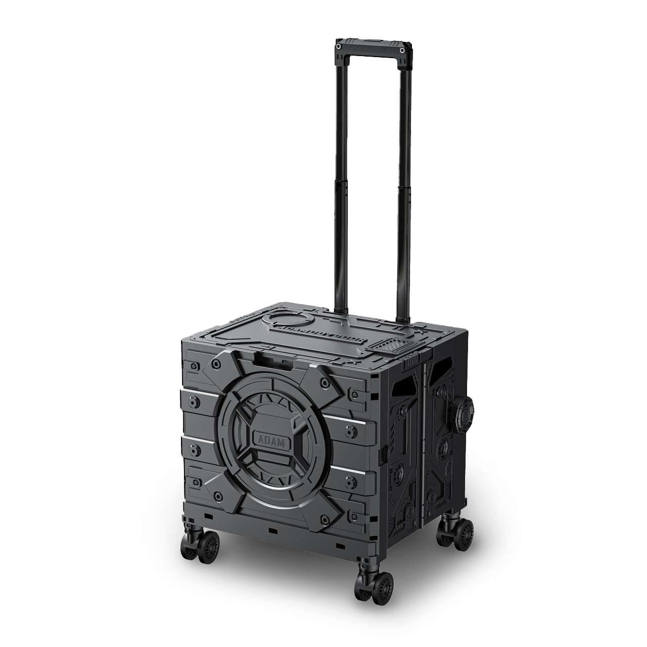 ADAMOUTDOOR｜旅行摺疊購物車 黑色