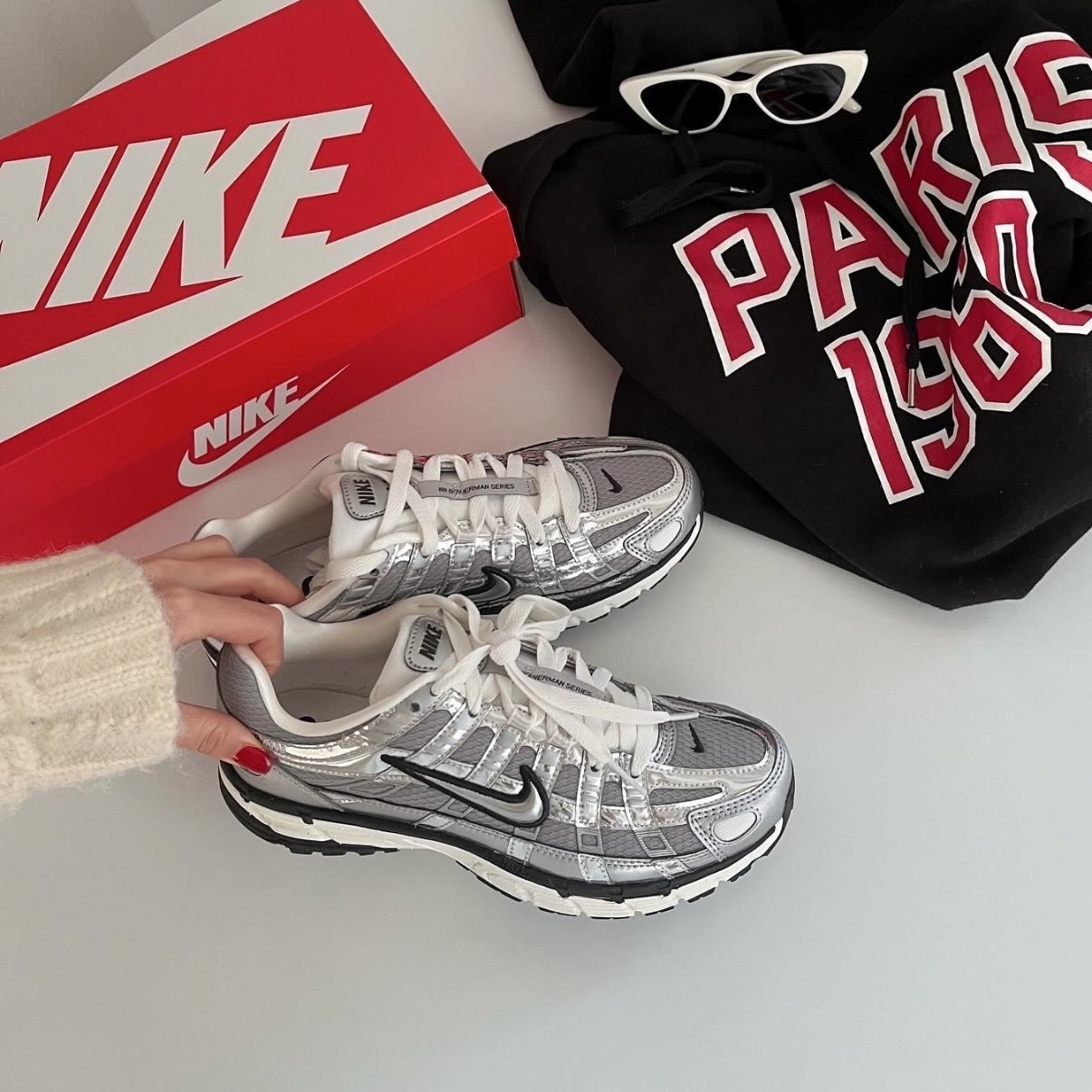 Nike P-6000 Metallic Silver 金屬銀 灰銀 Y2K 科技感 復古 老爹鞋