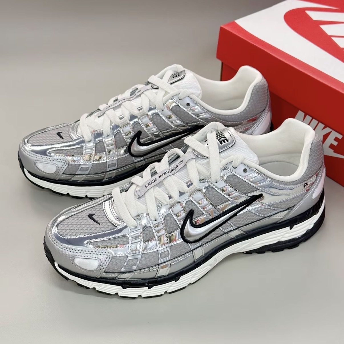 Nike P-6000 Metallic Silver 金屬銀 灰銀 Y2K 科技感 復古 老爹鞋