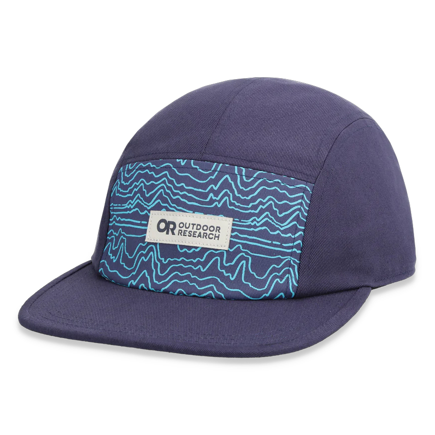 【OUTDOOR RESEARCH®】Printed 5-Panel Camper 遮陽帽-[藍、橘] OR300880