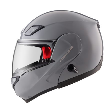 ASTONE RT1100 水泥灰 素色 內墨片 全罩式帽款 可掀式帽款