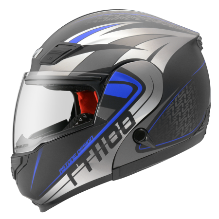 ASTONE RT1100 平光黑 GG23藍 彩繪 內墨片 全罩式帽款 可掀式帽款