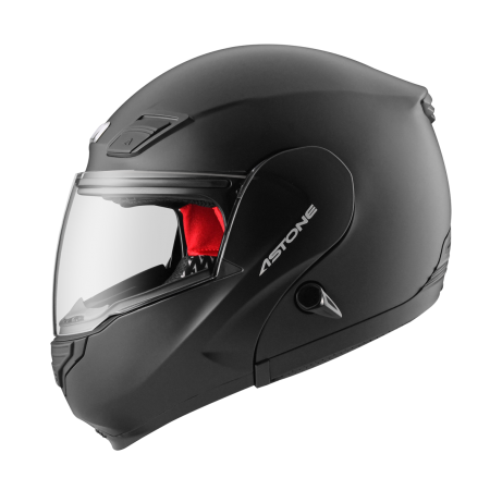 ASTONE RT1100 平光黑 素色 內墨片 全罩式帽款 可掀式帽款