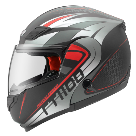 ASTONE RT1100 平光黑 GG23紅 彩繪 內墨片 全罩式帽款 可掀式帽款