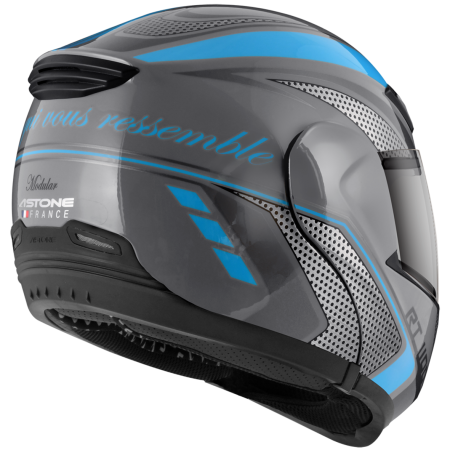 ASTONE RT1100 水泥灰 GG29 藍 彩繪 內墨片 全罩式帽款 可掀式帽款