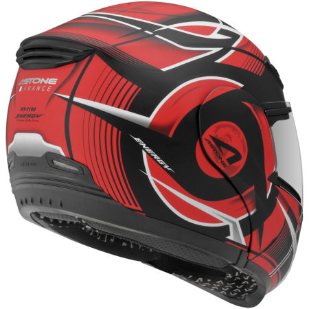 ASTONE RT1100 平光黑 GG20紅 彩繪 內墨片 全罩式帽款 可掀式帽款