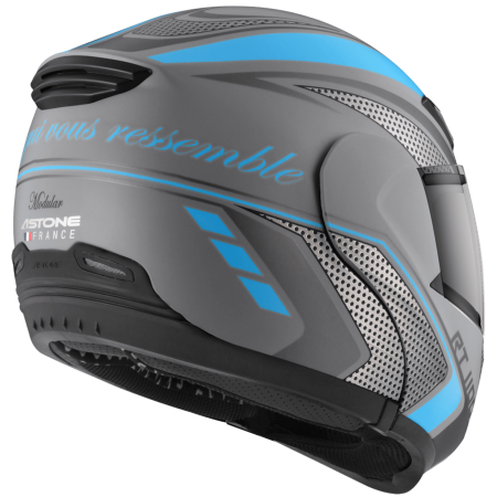 ASTONE RT1100 平水泥灰 GG29 藍 彩繪 內墨片 全罩式帽款 可掀式帽款