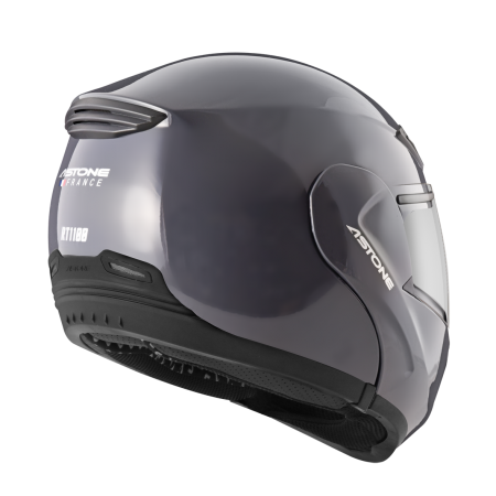 ASTONE RT1100 深灰 素色 內墨片 全罩式帽款 可掀式帽款