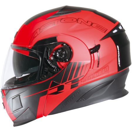 ASTONE RT1000 平光紅 AB6黑 彩繪 內墨片 全罩式帽款 可掀式
