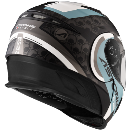 ASTONE RT1000 平黑 AB17藍 彩繪 內墨片 全罩式帽款 可掀式