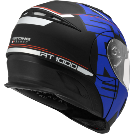 ASTONE RT1000 平光黑 AB9藍 彩繪 內墨片 全罩式帽款 可掀式