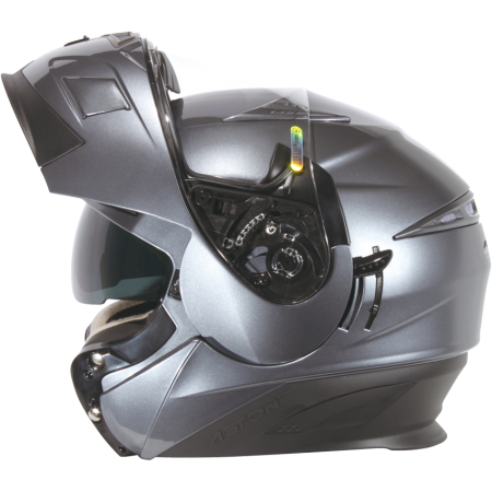 ASTONE RT1000 新鐵灰 素色 內墨片 全罩式帽款 可掀式